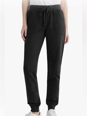 Weintee black cotton joggers